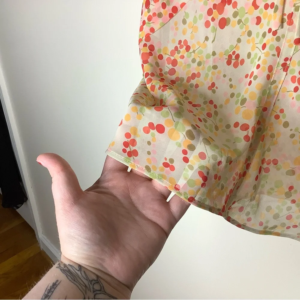 < Y2K Apostrophe Polka Dot Top > - Picture 5 of 6